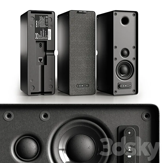 Ikea symfonisk bookshelf speaker 3DModel