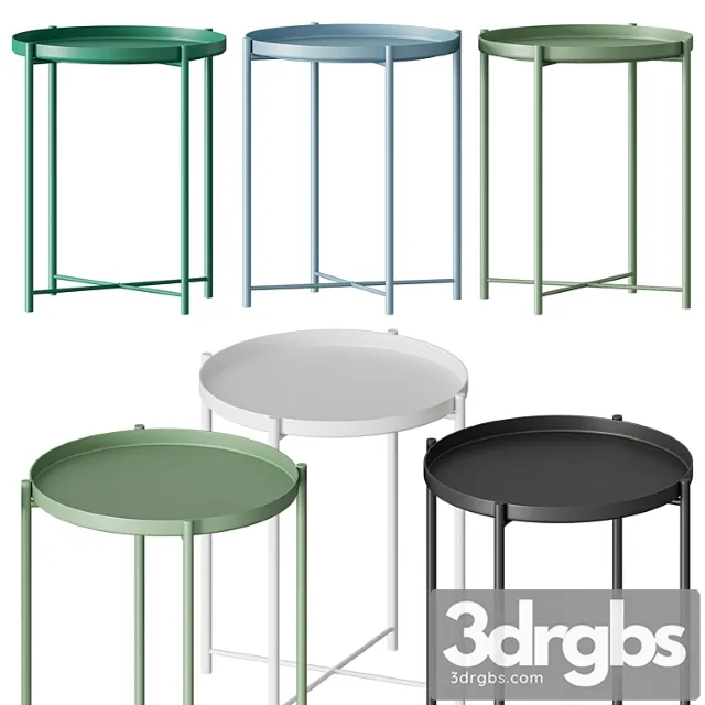 Ikea table gladom 2 3D Model Free