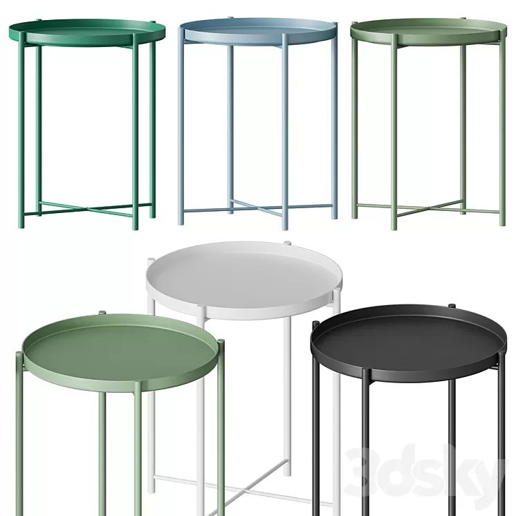 Ikea Table Gladom 3D Model