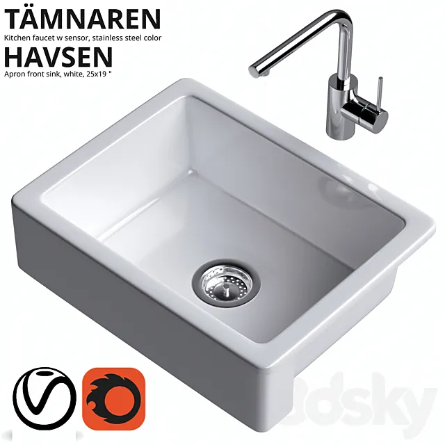Ikea TAMNAREN HAVSEN 3D Model