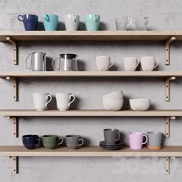 Ikea tea and coffee 3DModel