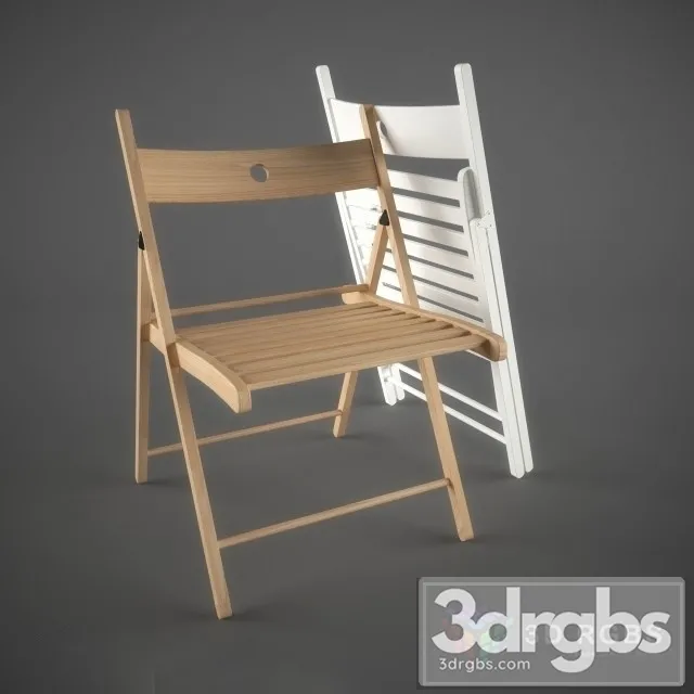 Ikea Terje Beech Chair 3D Model Free