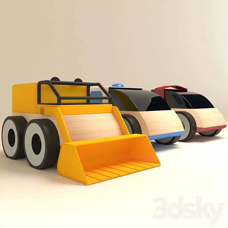 IKEA toy cars 3D Model