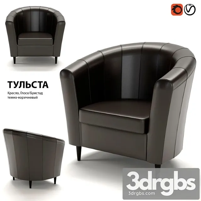 Ikea Tullsta Tullsta Armchair 3D Model Free
