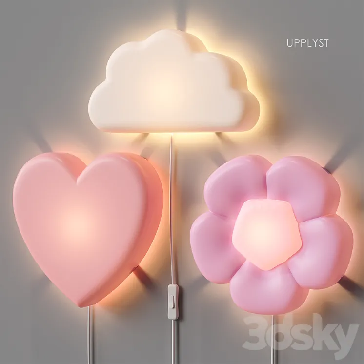 IKEA UPPLYST Sconce 3D Model Free