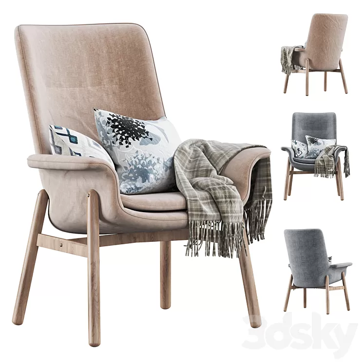 IKEA Vedbo Armchair 3D Model