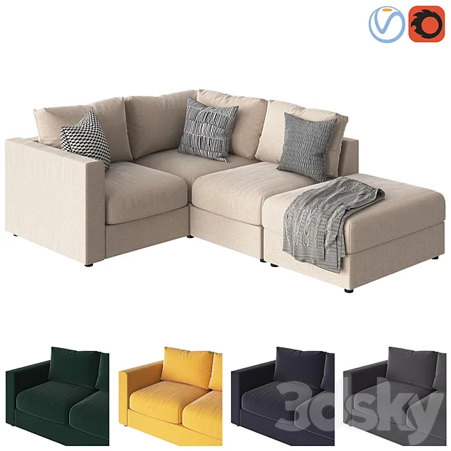 Ikea vimle corner 3DModel