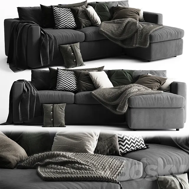 Ikea Vimle Sofa 3 Seats Chaise Longue Free Download