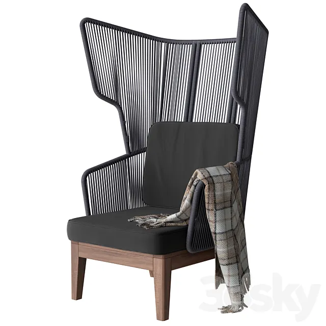 Ikea VINGSON Wing chair 3D Model