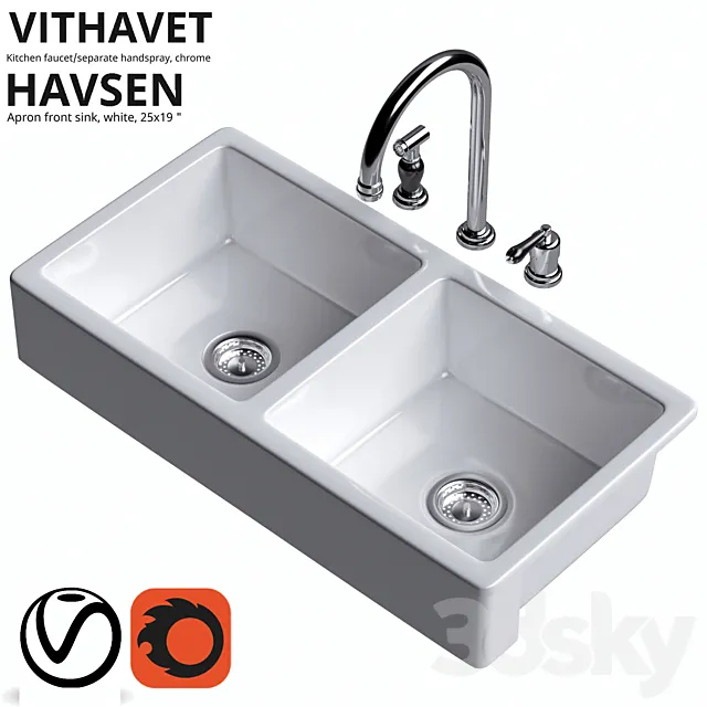 Ikea VITHAVET HAVSEN 3D Model