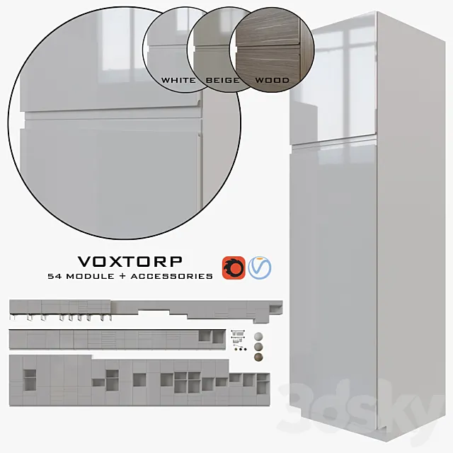 IKEA VOXTORP 3DModel