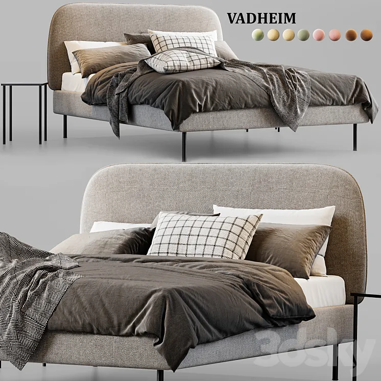 Ikea Wadheim Bed 3D Model Free
