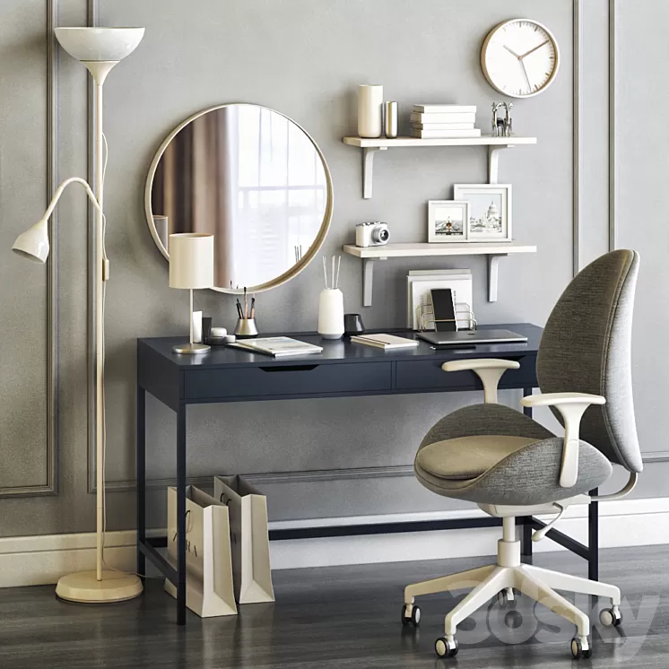 IKEA Women's dressing table and workplace 3D Model