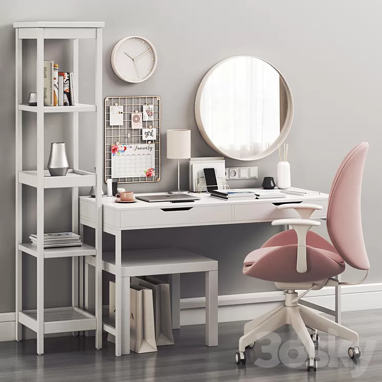 IKEA Women's dressing table and workplace 3D Model