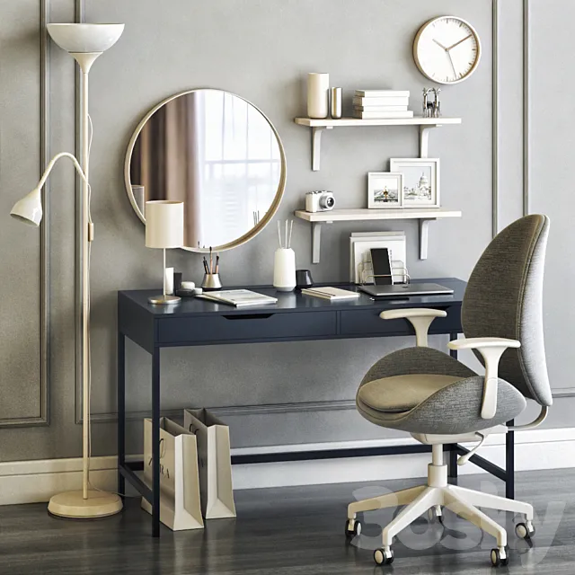IKEA Women's dressing table and workplace 3DModel
