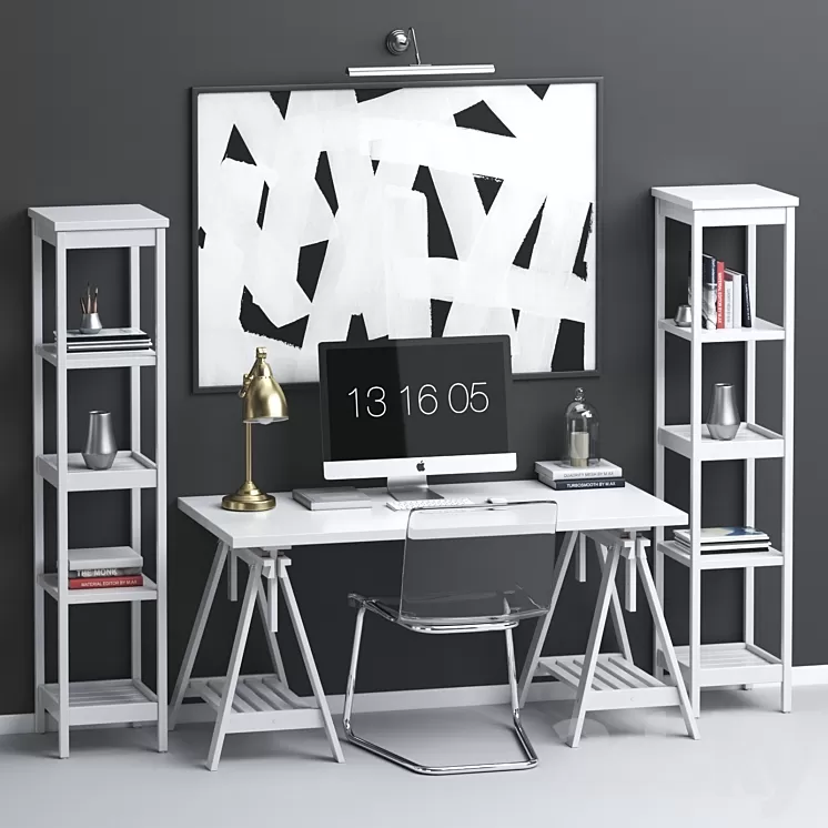 IKEA workplace set 3D Model