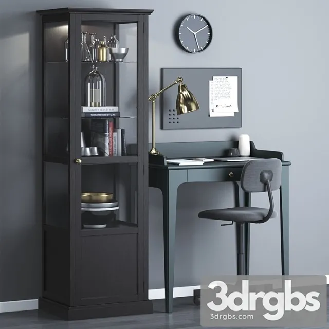 Ikea workplace set_1 2 3D Model Free