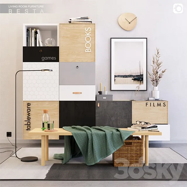 IKEA_BESTA_set_4 3DModel