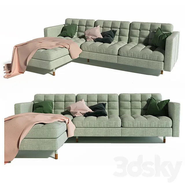 Ikea_LANDSKRONA SOFA 3D Model