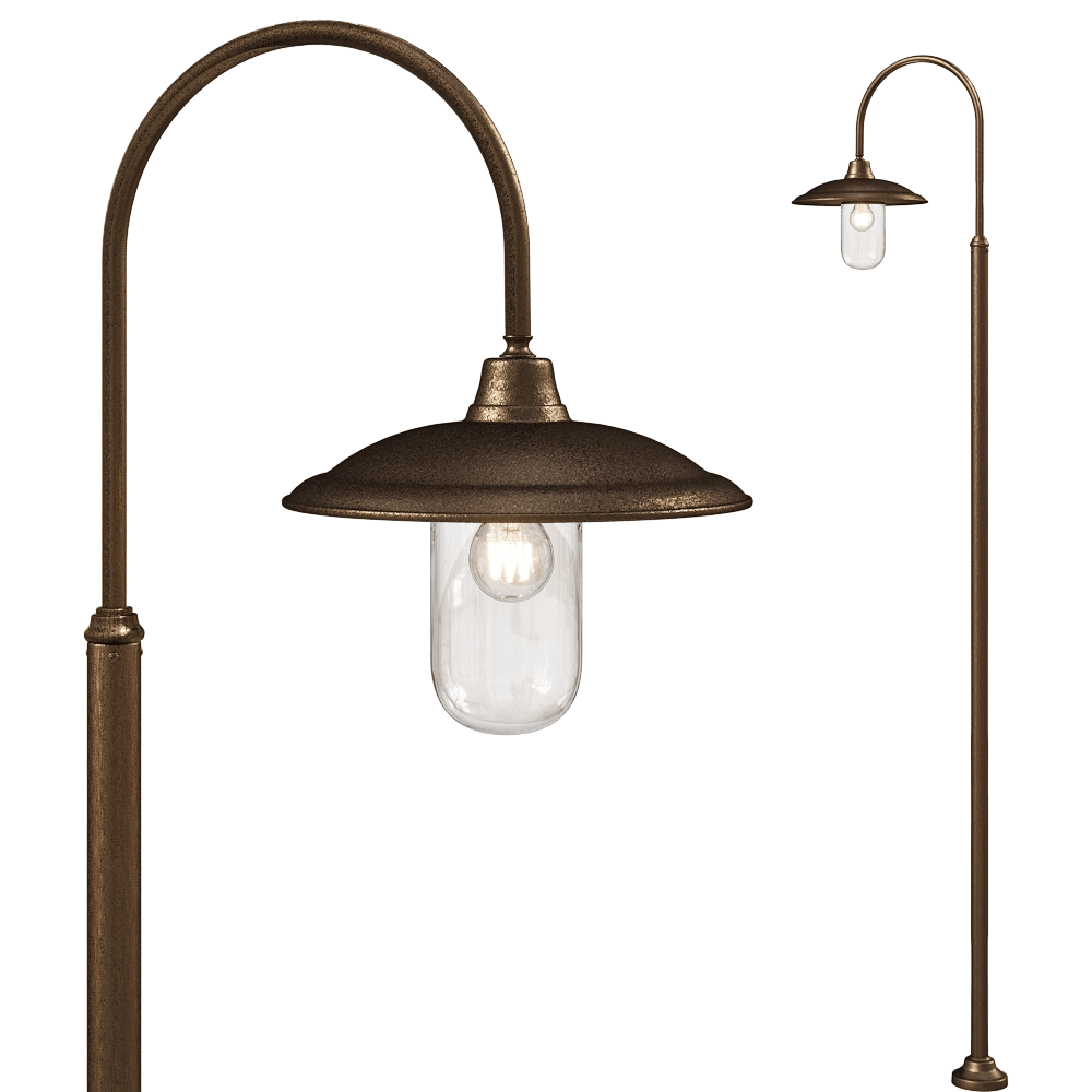 Il Fanale - Floor lamp Barchessa 301.D7.ORB 3D Model