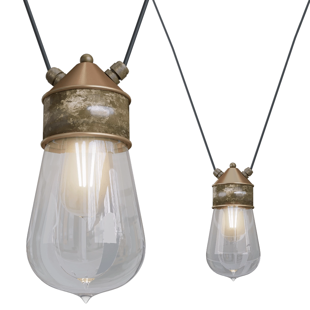 Il Fanale - Pendant lamp Drop 3D Model