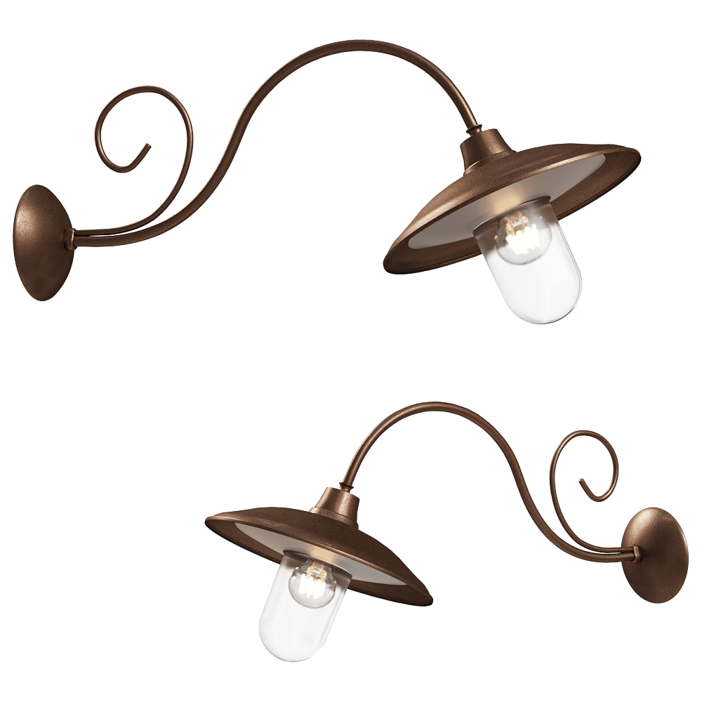 Il Fanale - Wall lamp Barchessa 220.26.ORB 3D Model