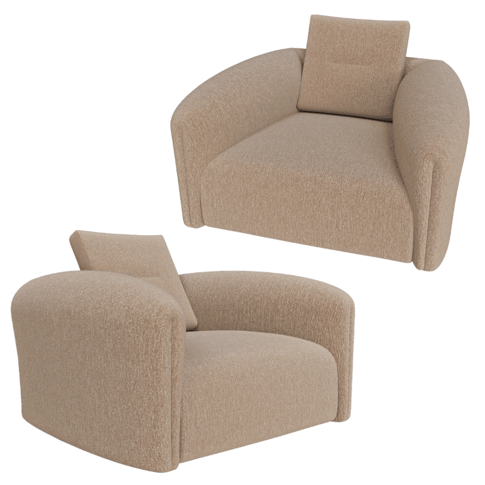 IL Loft  - Armchair Quentin Poltrona 3D Model