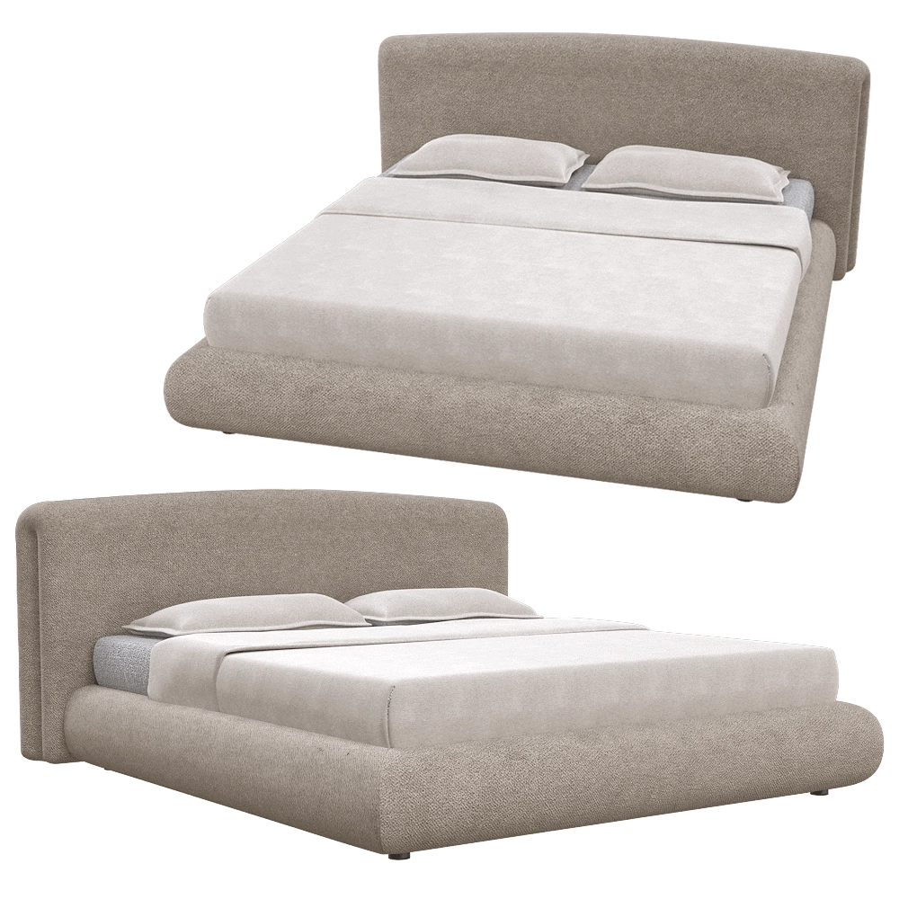 IL Loft  - Bed QUENTIN 3D Model