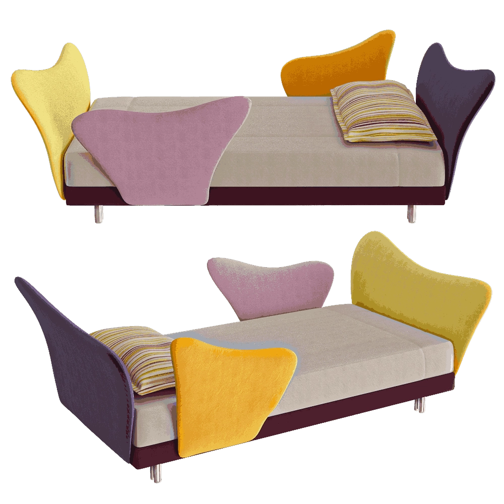IL Loft  - Chaildren's bed Flower Letto 3D Model