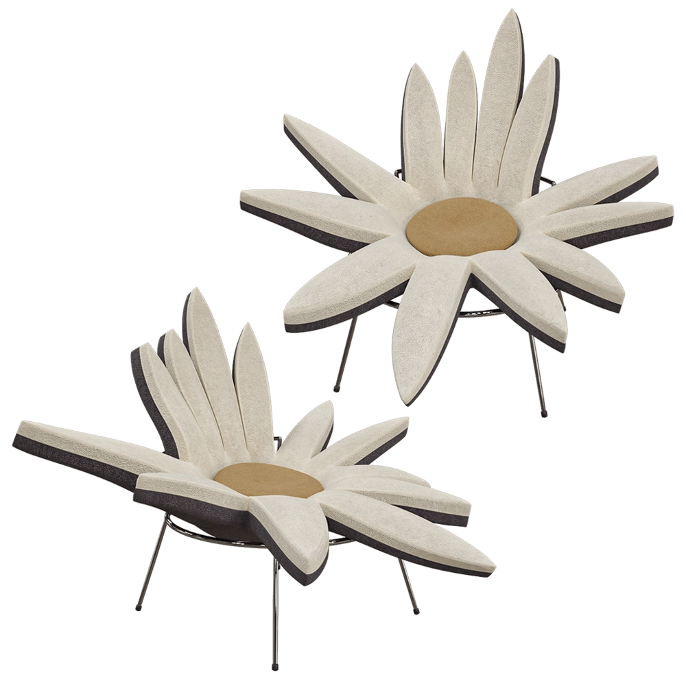 IL Loft  - Children's armchair Daisy 3D Model