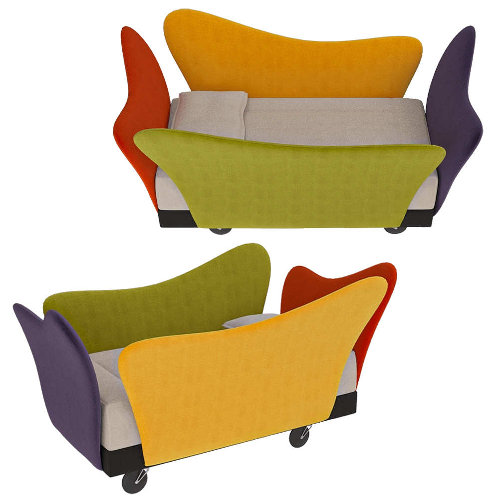 IL Loft  - Children's bed Flower Culla 3D Model
