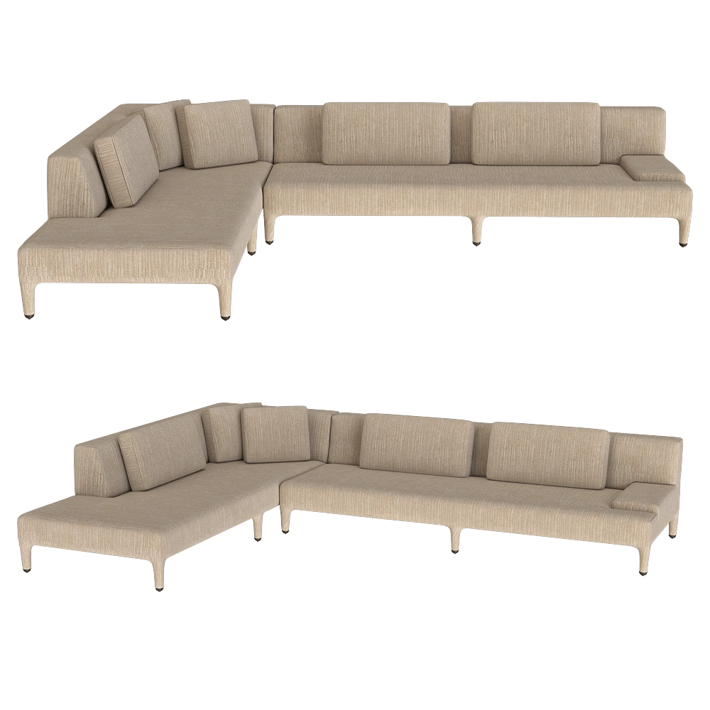 IL Loft  - Sofa Delta Angolare 3D Model