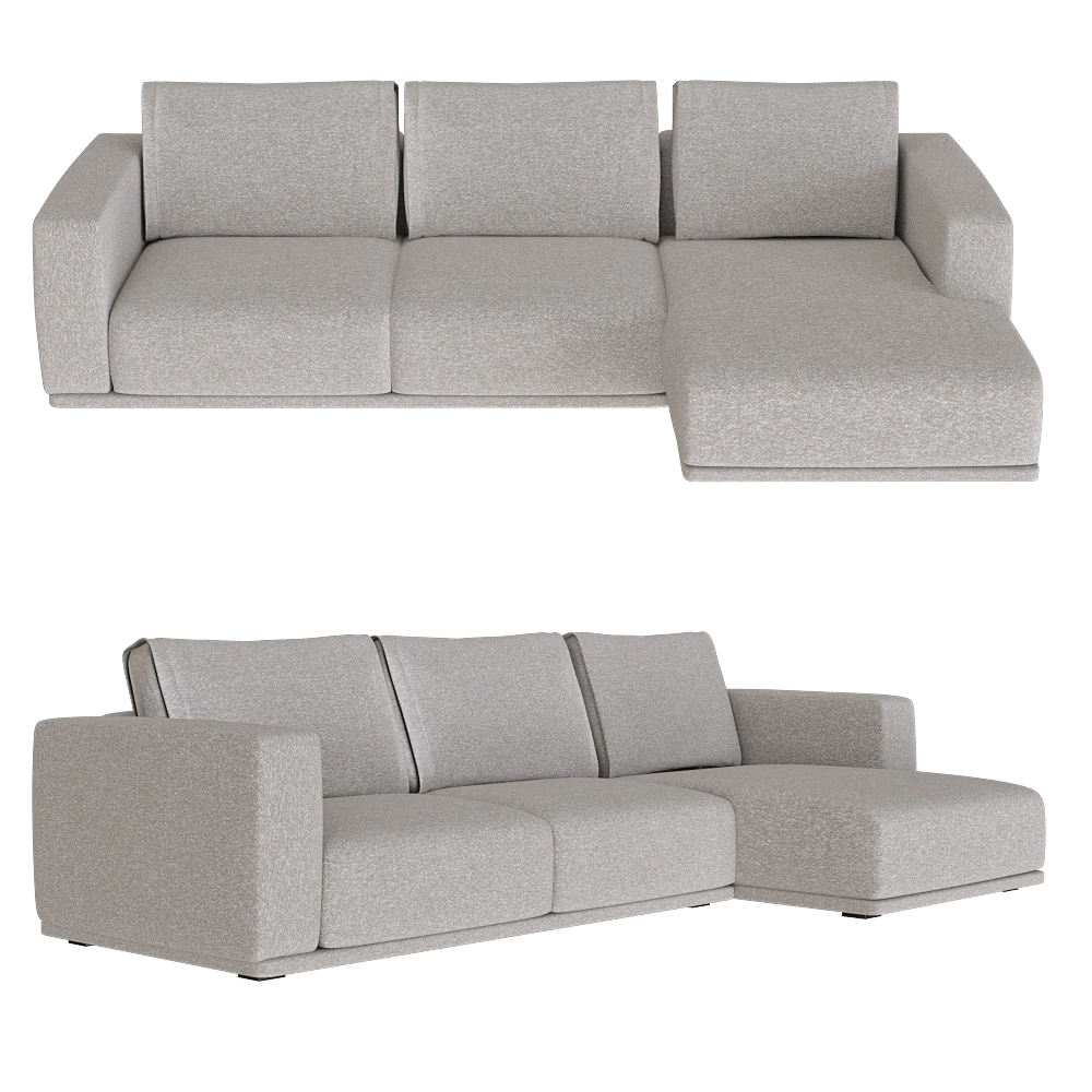 IL Loft - Sofa Met angolare MET 68 3D Model
