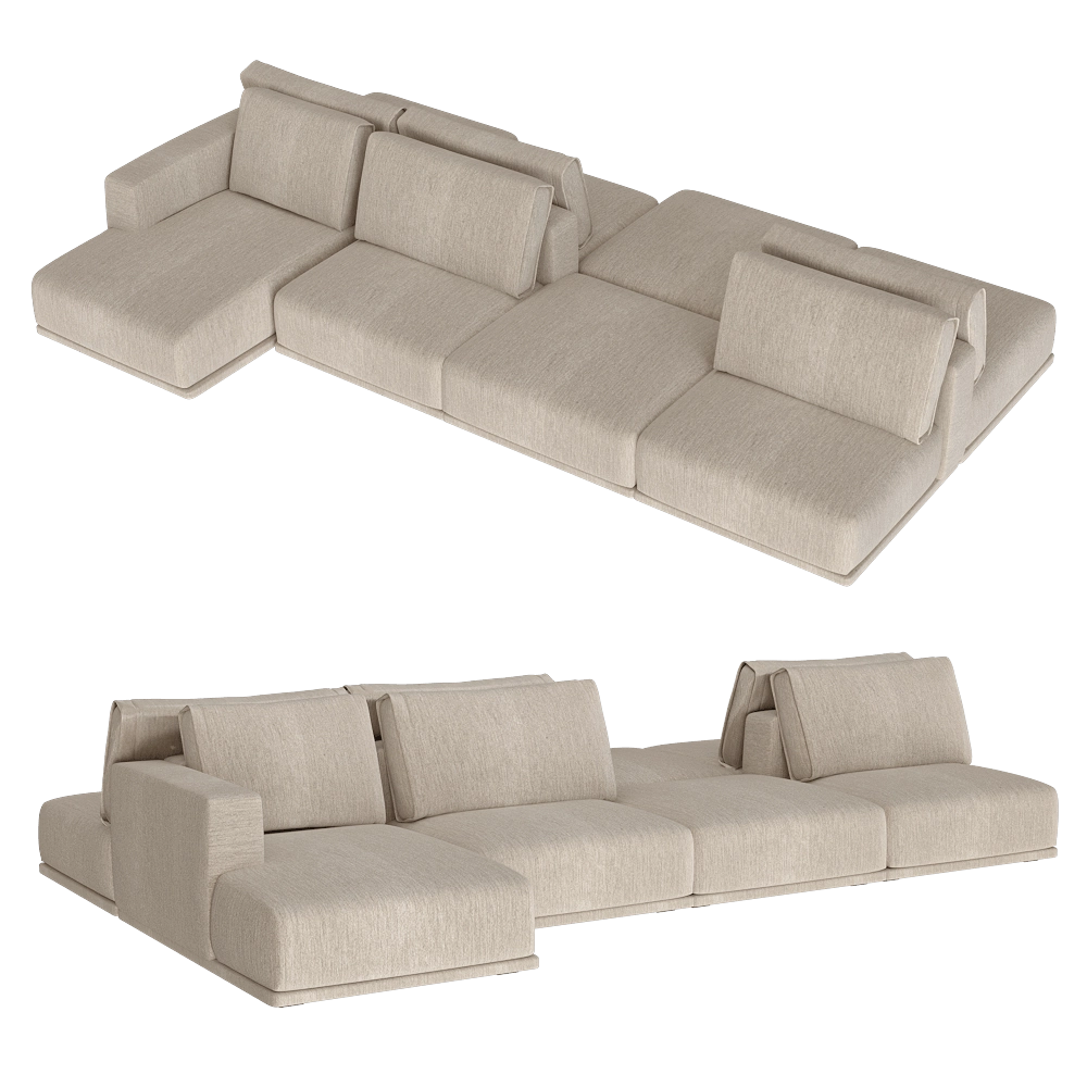 IL Loft - Sofa Met bifacciale MET 85 3D Model