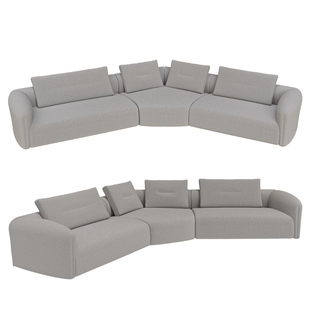 IL Loft  - Sofa Quentin Angolare 3D Model