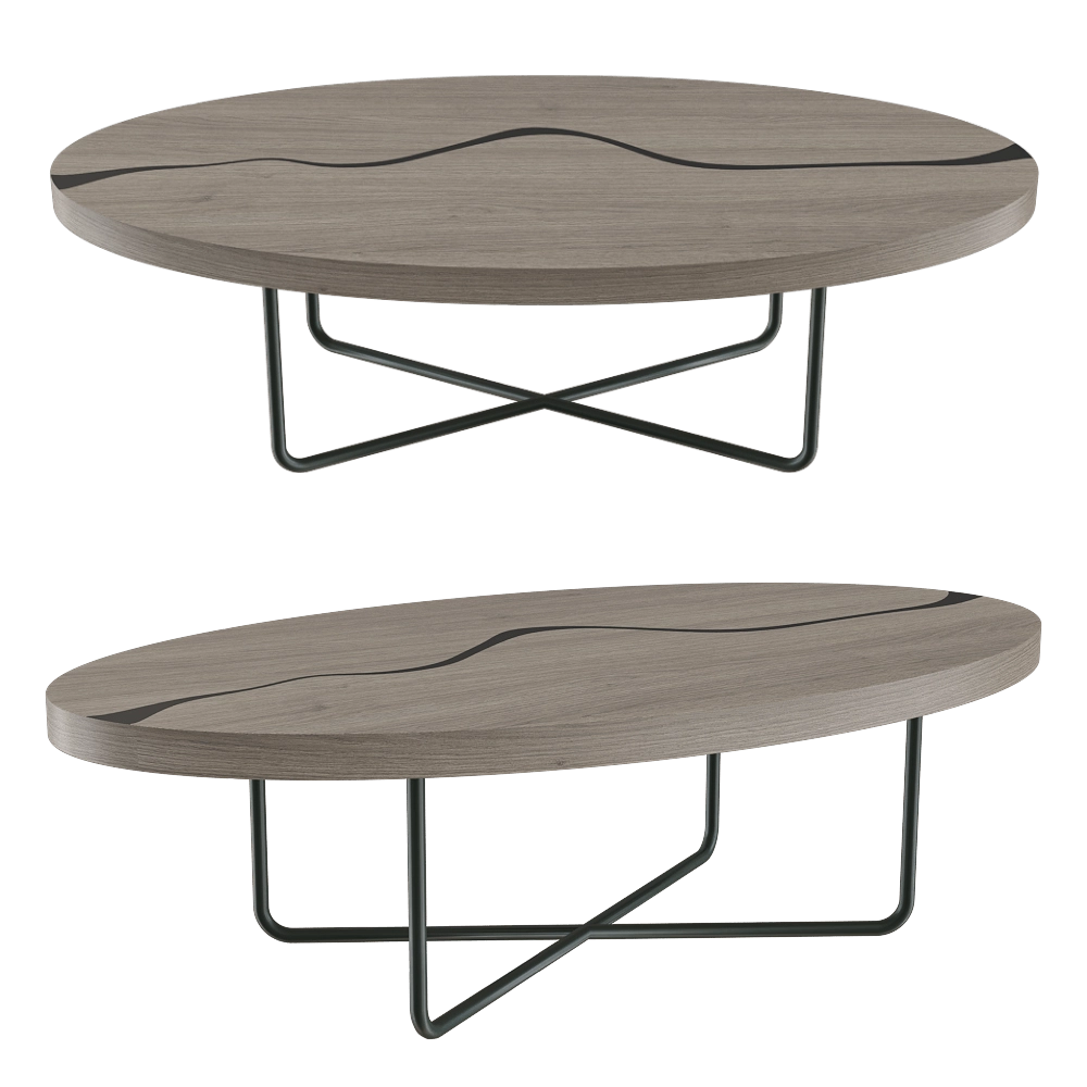 IL Loft  - Table Vega Oval 3D Model