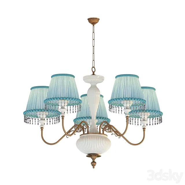 Il Paralume Marina 1607-CH5 Chandelier 3D Model