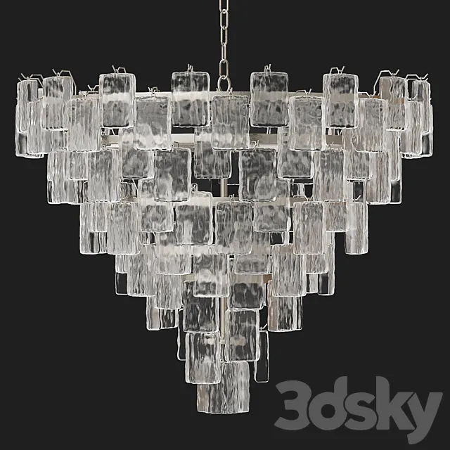 Il Paralume Marina VENETIAN GLASS CHANDELIER 3D Model