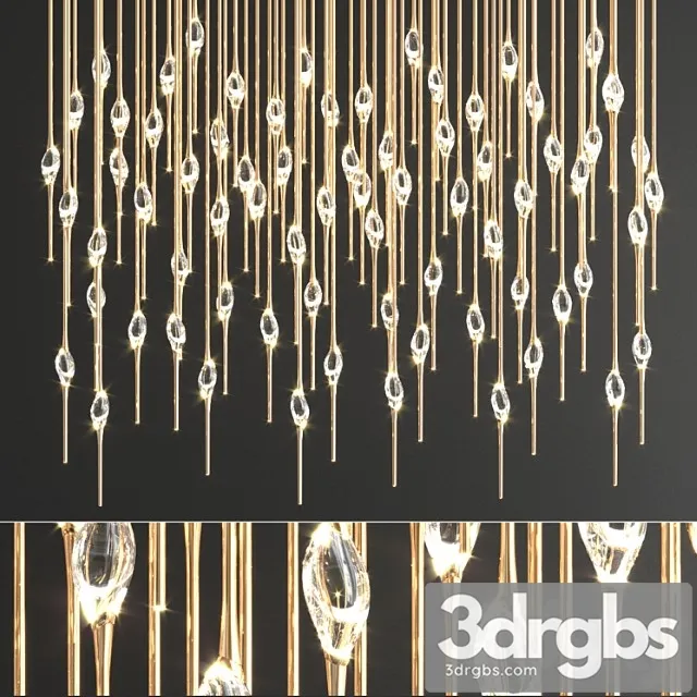 Il pezzo mancante 12x6 cluster chandelier