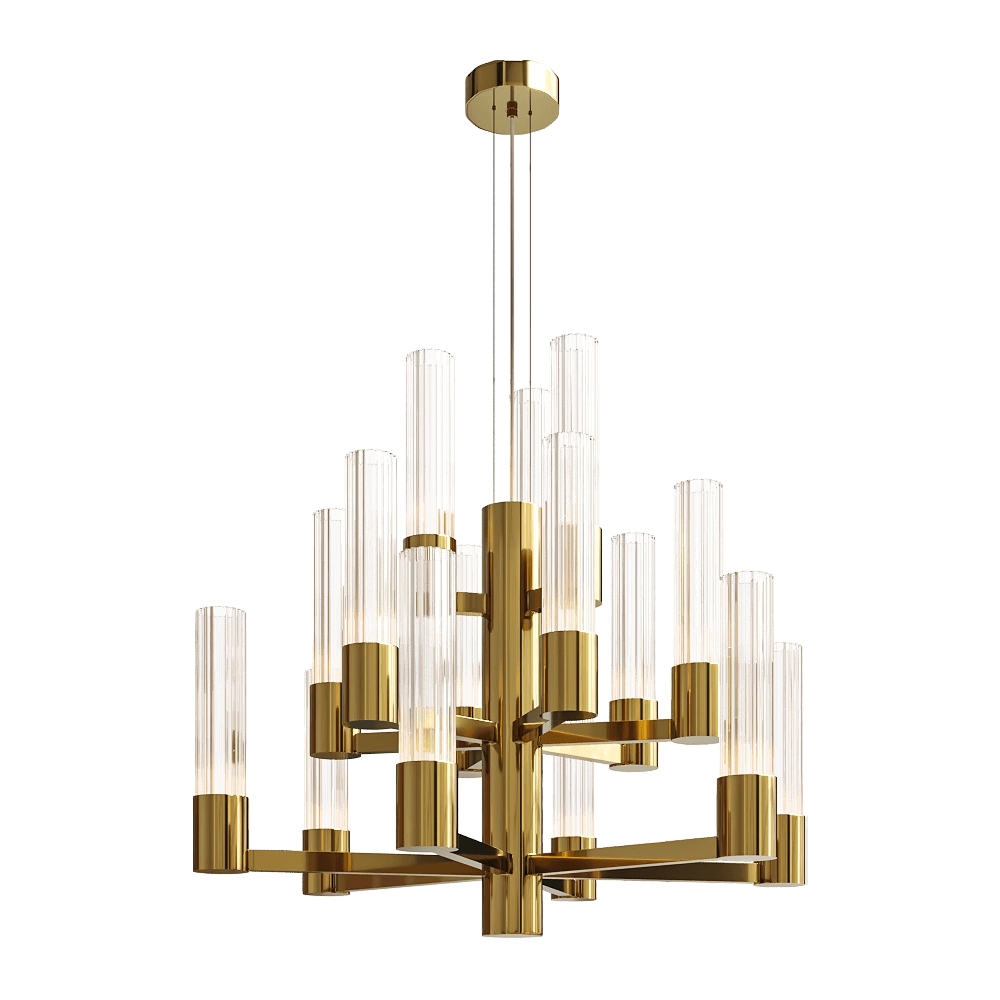 ILFARI - Chandelier Infinity 15+1 3D Model