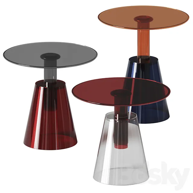 Ilia coffee tables set by ENNE 3D Model
