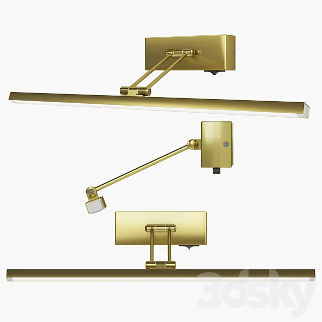 Illumination for paintings Odeon Light Sarta 4615 _ 16WL 3DModel
