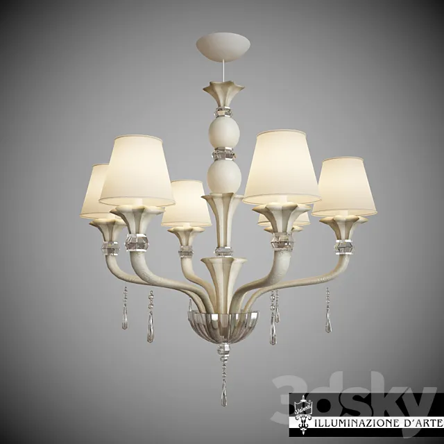 Illuminazione d'arte Dalia 30206CP 3D Model