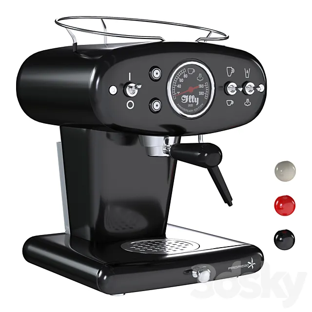 illy X1 iperEspresso coffee machine 3D Model