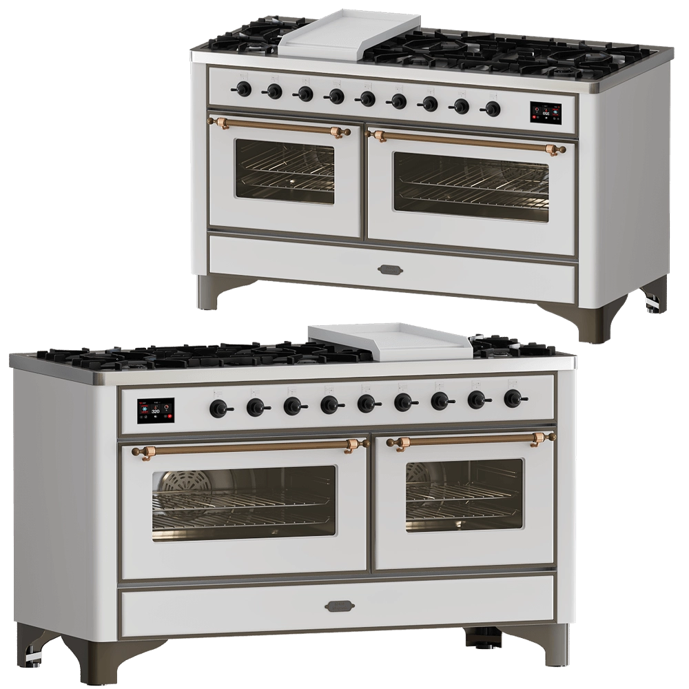 ILVE  - Kitchen with double electric oven M15FDNS3 3D Model