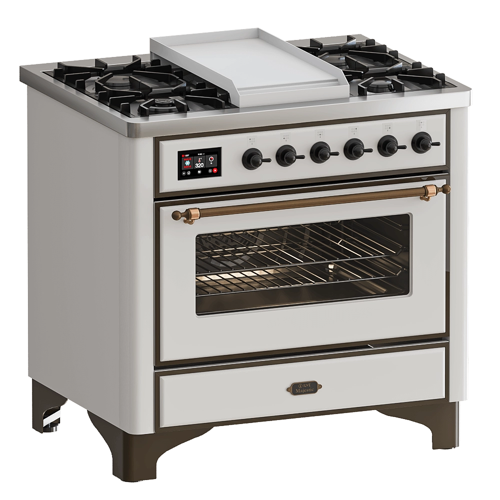 ILVE - Kitchen with electric oven M09FDNS3 3D Model