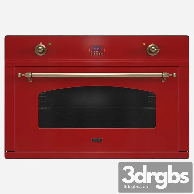 Ilve Nostalgie 900 Cmp Kitchen Oven 3D Model Free