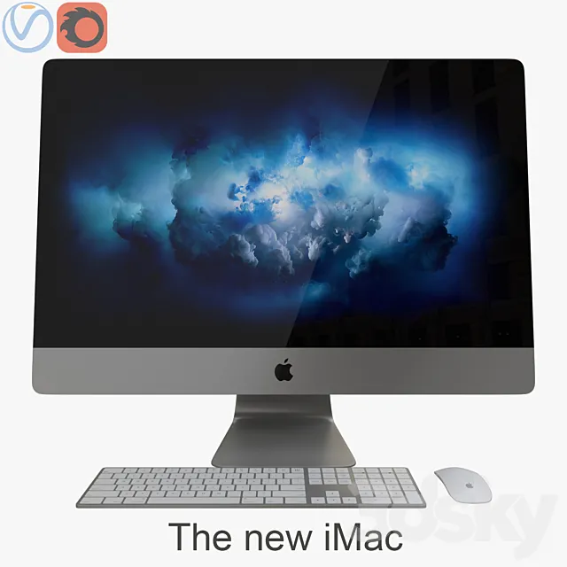 IMac 2017 3D Model
