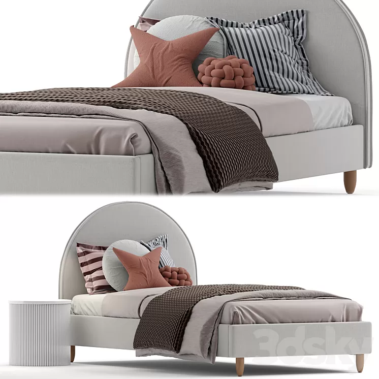 Imogen Single Bed 3D Model Free