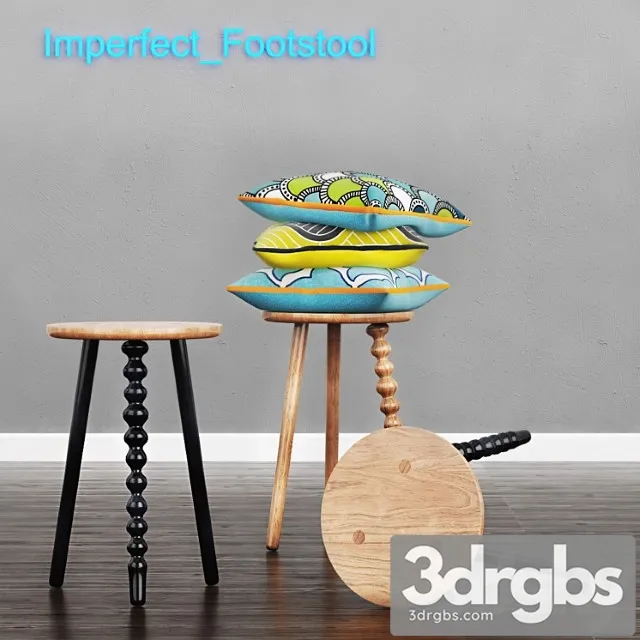 Imperfect Stool 3D Model Free